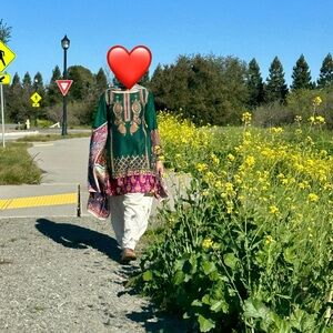 Pakistani designer Elan lawn dress